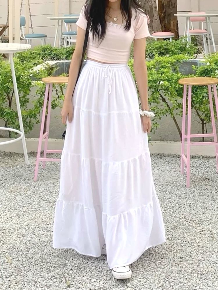 🧨PINTEREST WHITE SKIRT -ONLY 130