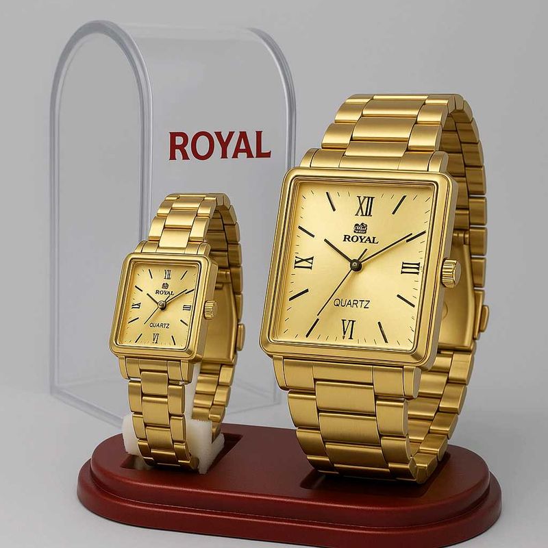 Royal Quartz Watch Set