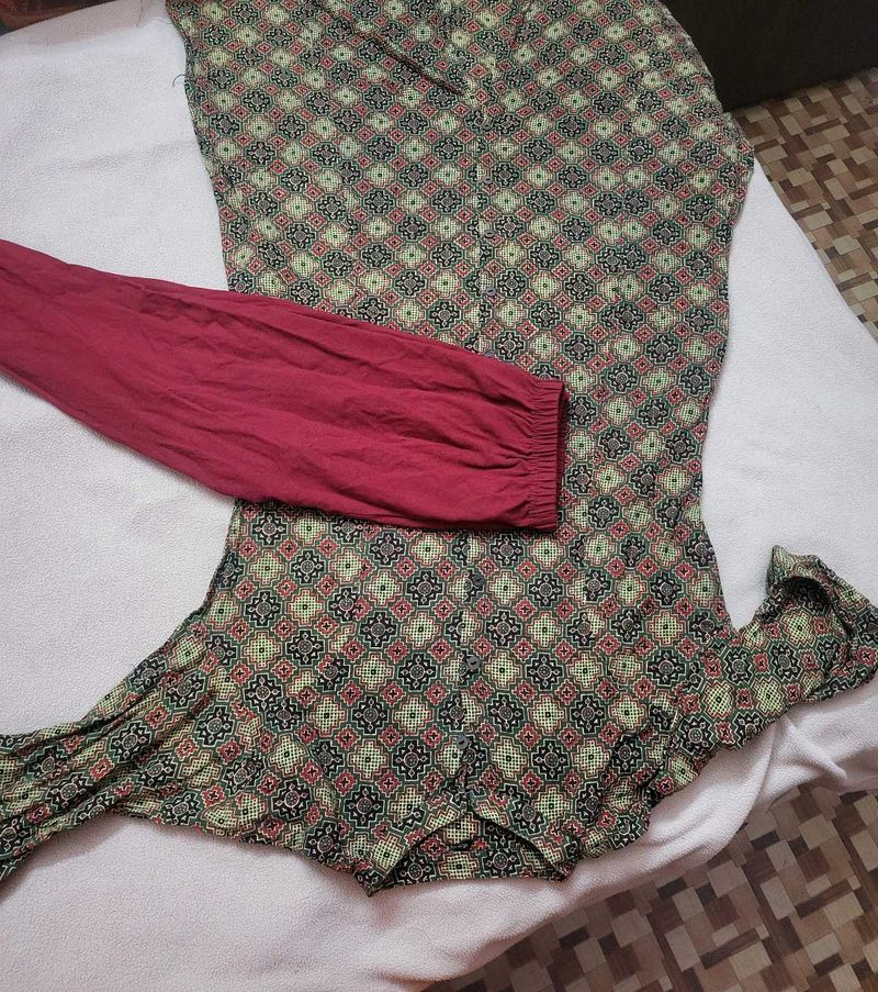 Printed Kurta Set