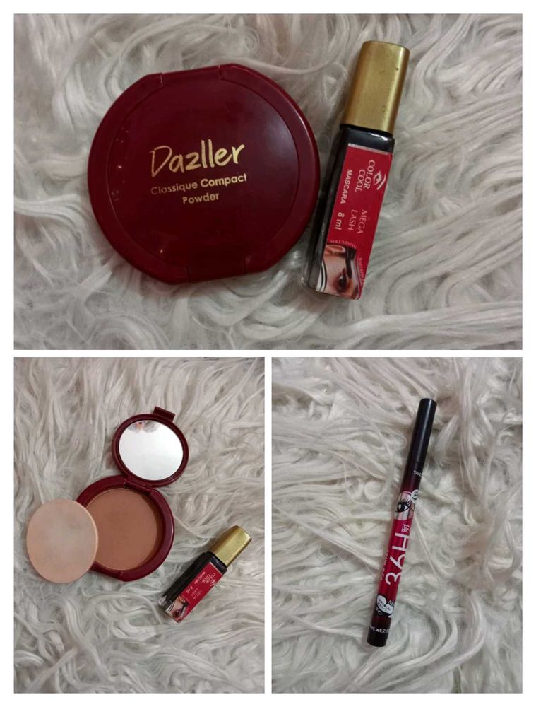 Dazzler Compact Powder, Eyeliner &amp; Mascara