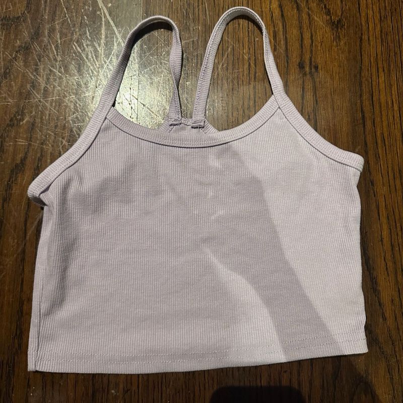 Cute Lavender Crop Top