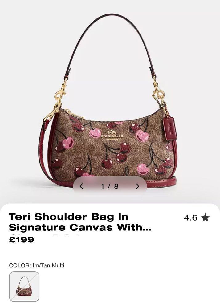 Coach Teri Shoulder Bag