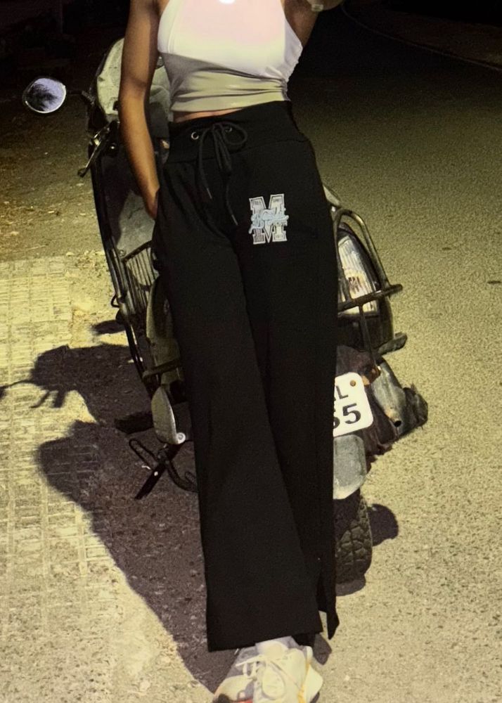 Black Flared Trouser