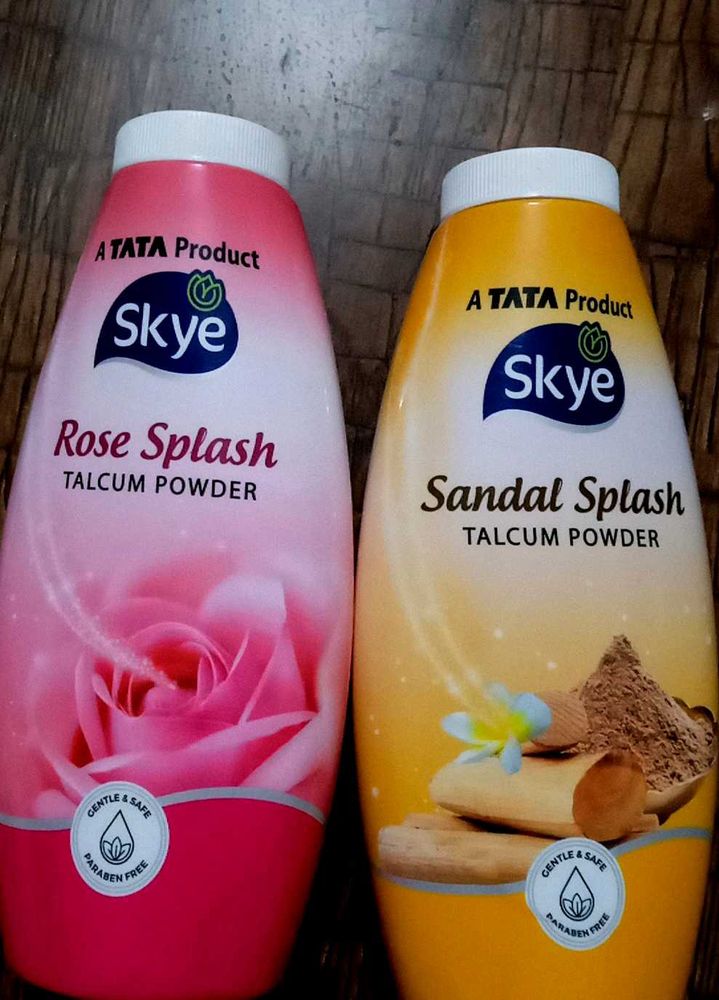 Tata Sandal &amp; Rose Splash Talcum Powder