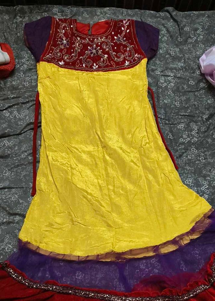 Embroidered Indian Dress