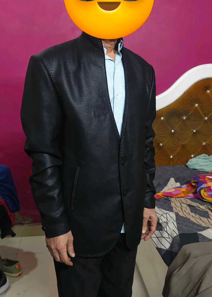 Black coat pant