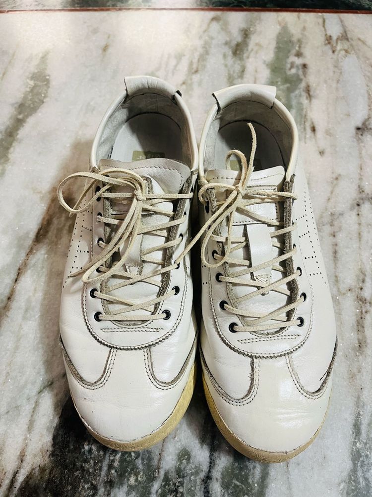 Asics Onitsuka Tiger White Leather Sneakers