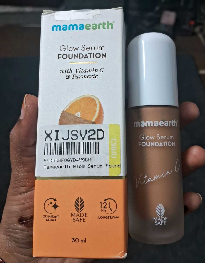 Mamaearth Glow Serum Foundation