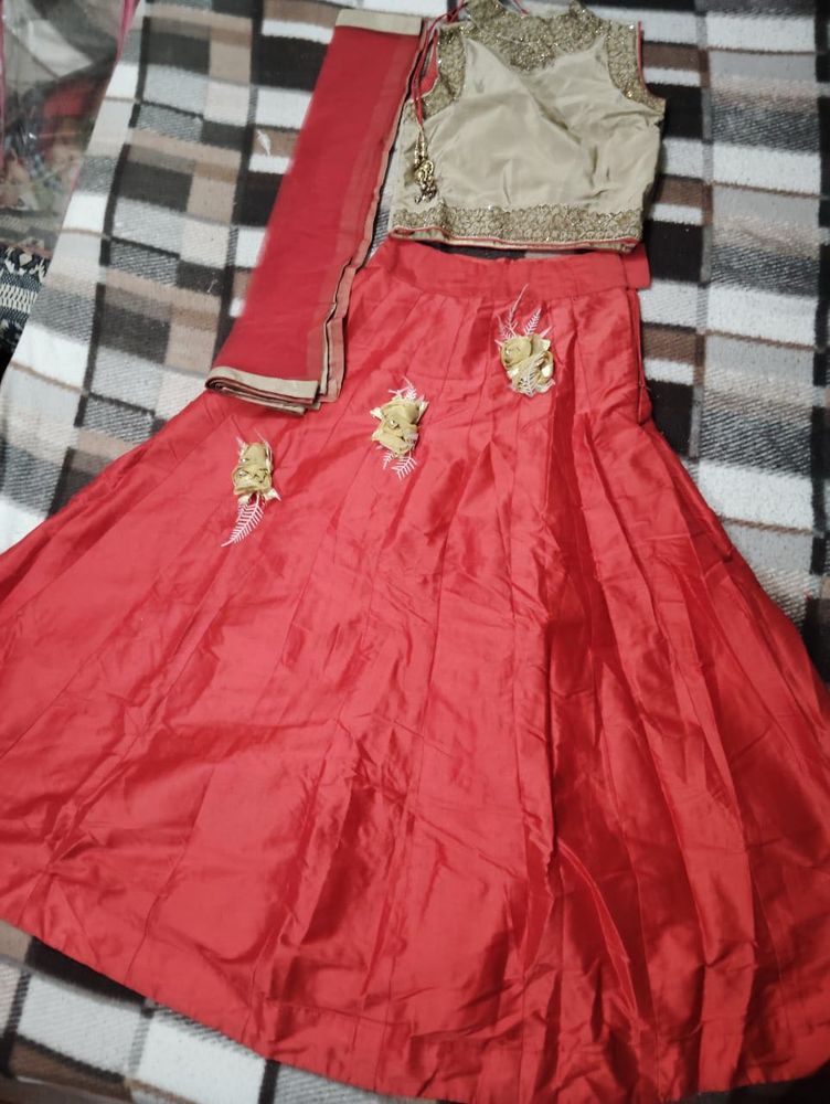Red Lehenga Choli Set