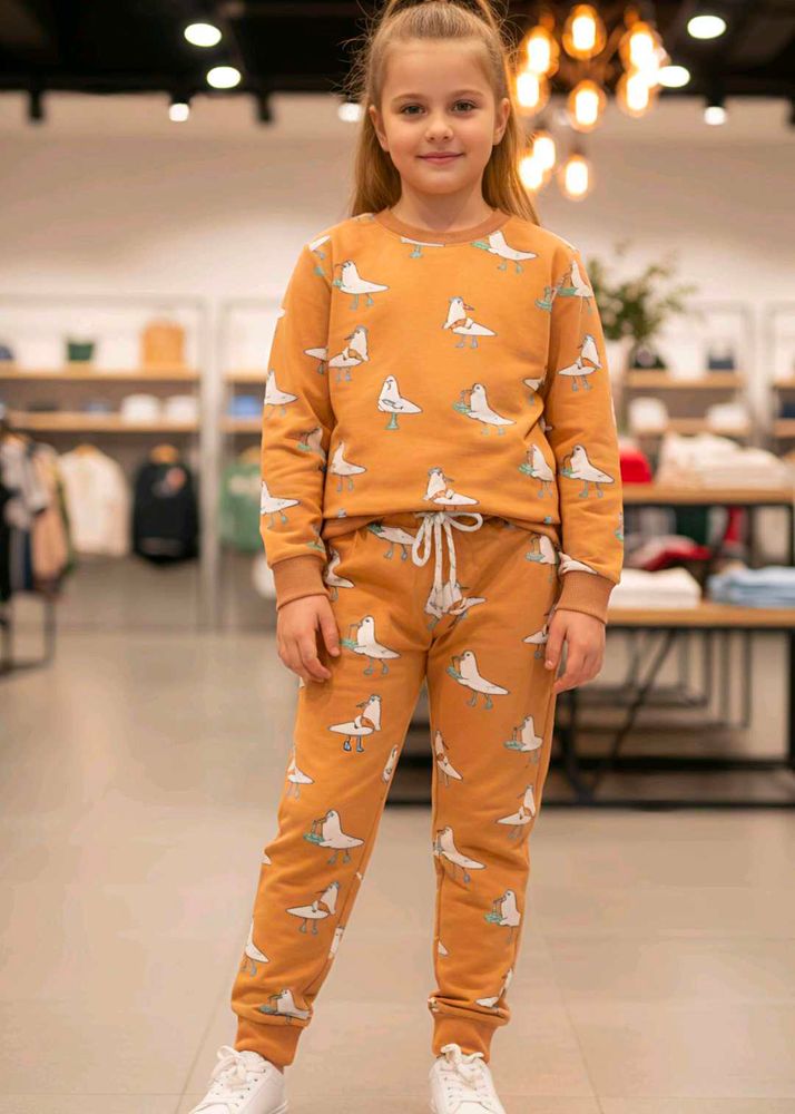 unisex Bird Print Set