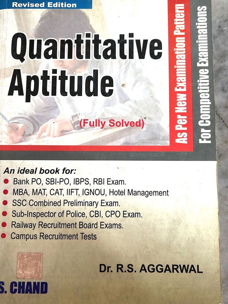 Quantitative Aptitude by Dr. R.S. Aggarwal