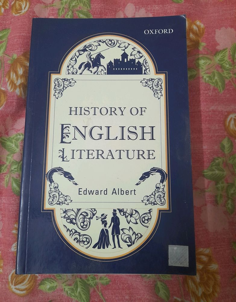 HISTORY OF ENGLISH LITERATURE ( HONOURS BOOK)