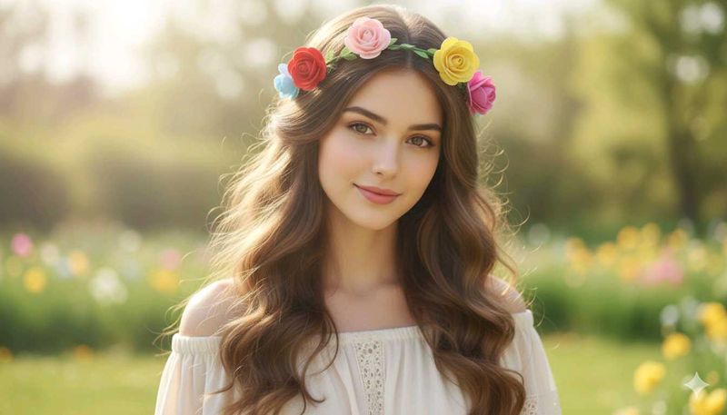 totally new unused Floral Crown Headband