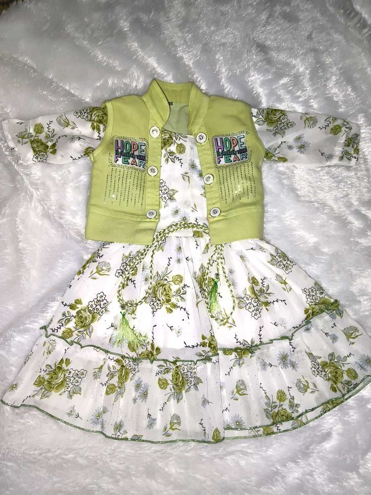 Cute Kids' Dress with Jacket 6-12 months