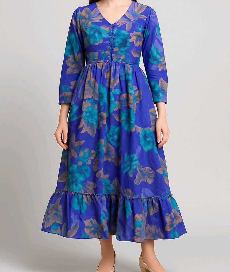 Summer Wear Printed Dress