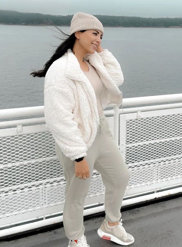 NEW LOOK Fluffy Sheep Zip - Up Hoodie