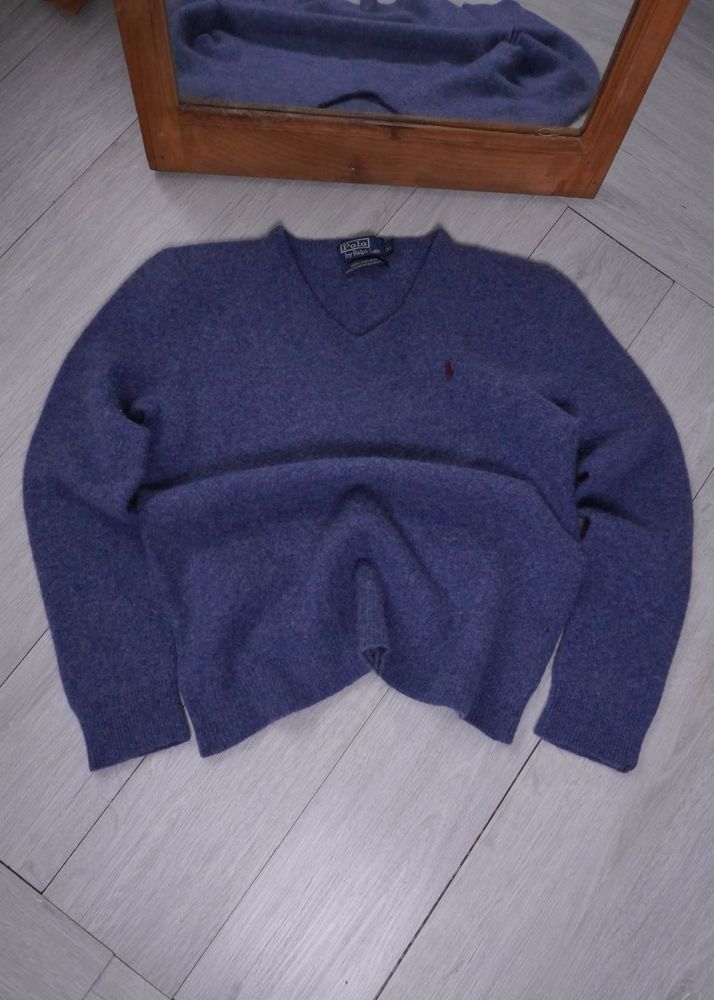 Ralph Lauren V-Neck Wool Sweater