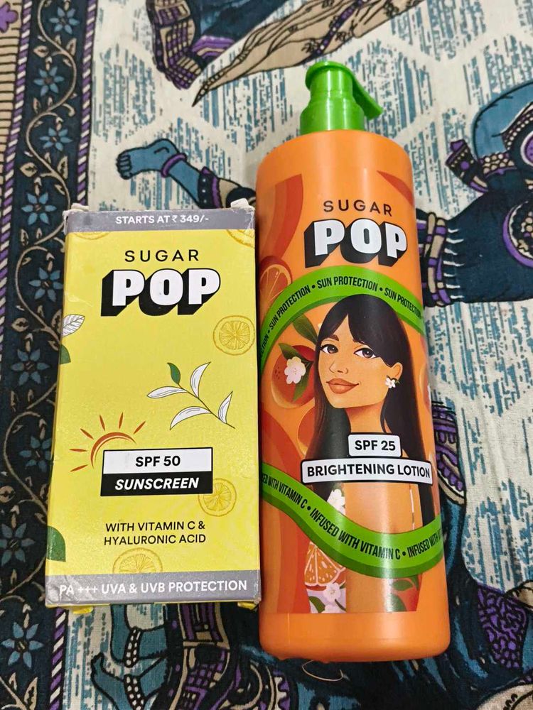 Sugar Pop Sunscreen and Brightening Lotion