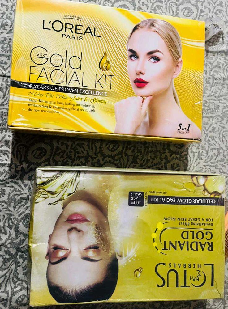 L&#39;Oreal &amp; Lotus Herbals Facial Kits