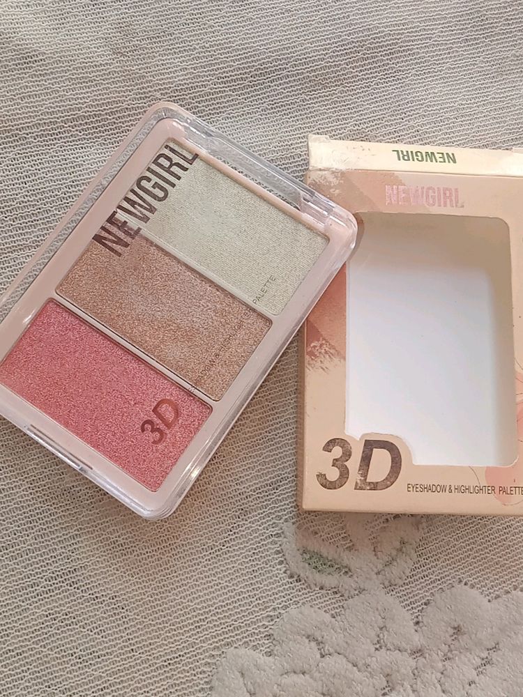 Highlighter And Eyeshadow Pallate