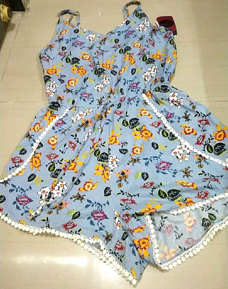 Floral Romper Jumpsuit