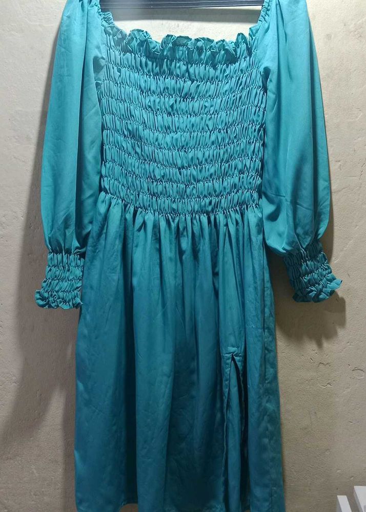 Chic Blue Mini Dress