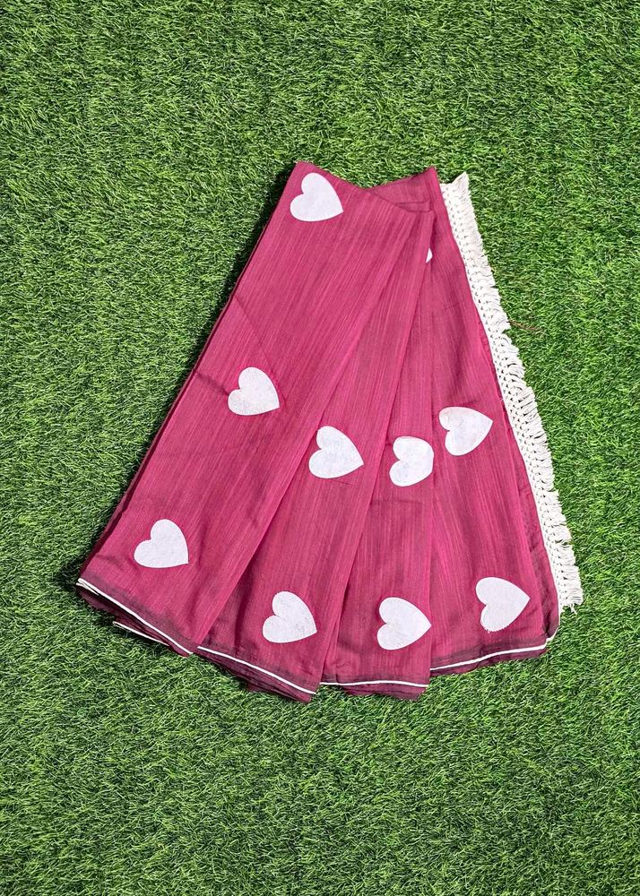 Love Handloom Saree - Lilac Rose