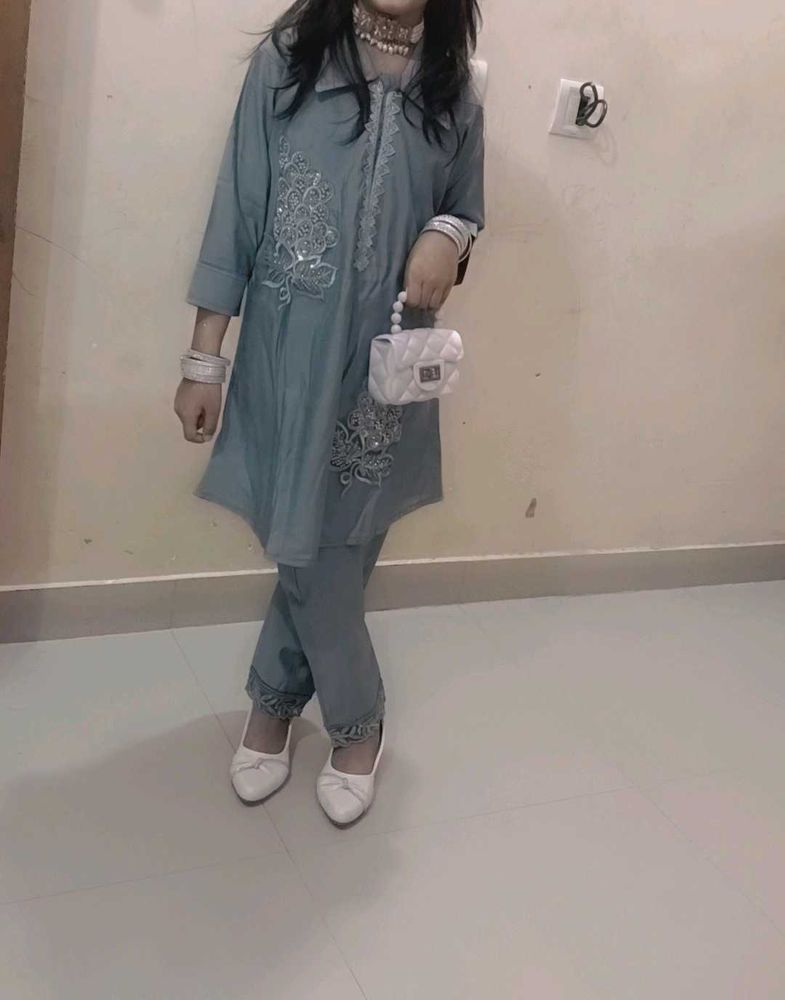 Embroidered Kurta Set