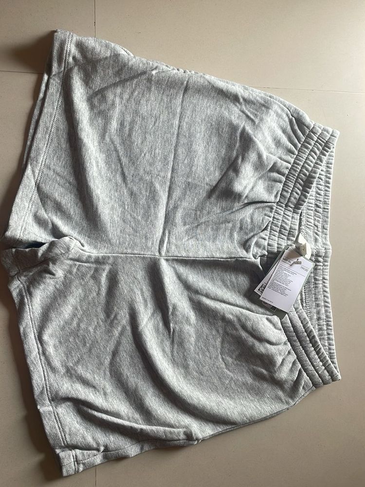 Gray Casual Shorts