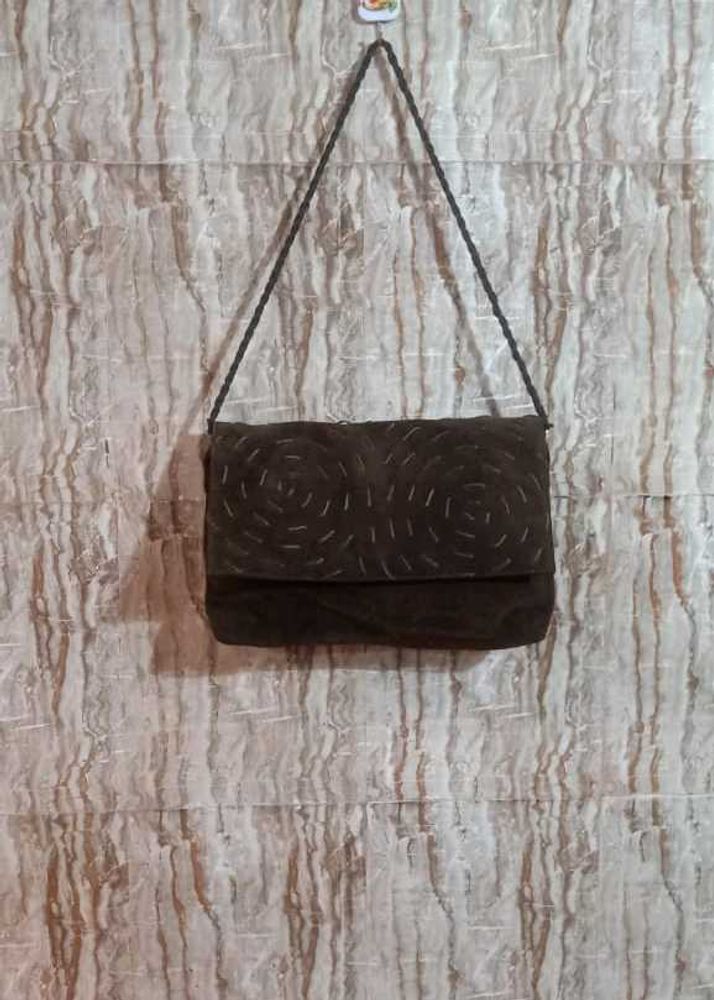 Vintage Suede Shoulder Bag
