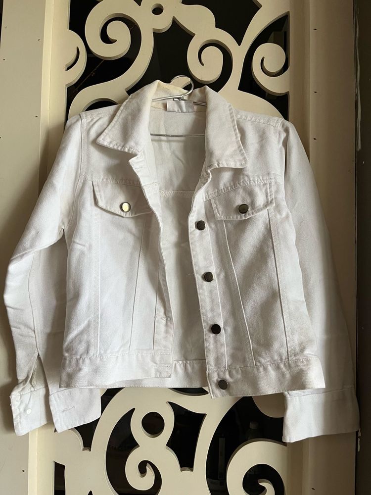 White Denim Jacket