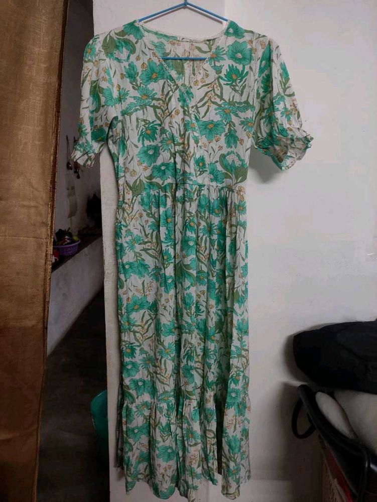 Floral Print Midi Dress