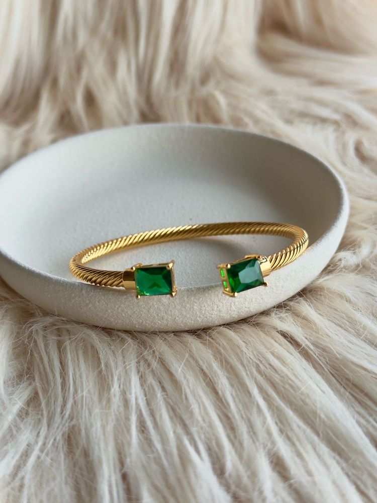 Emerald Anti Tarnish Bracelet