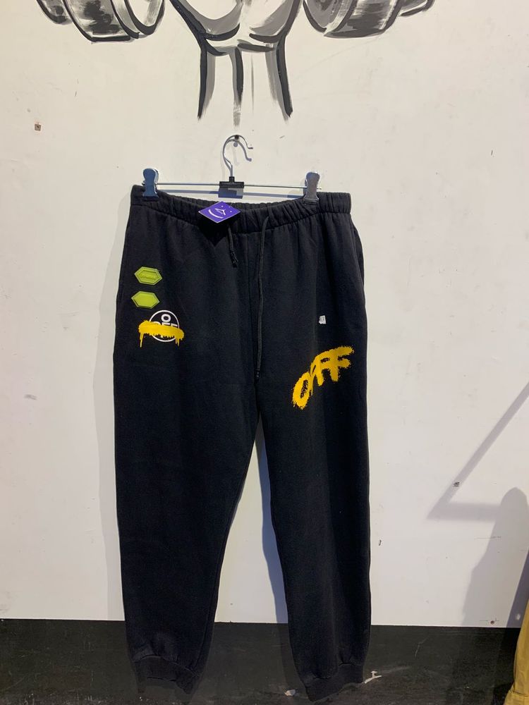 Authentic Off-White Black Sweatpants