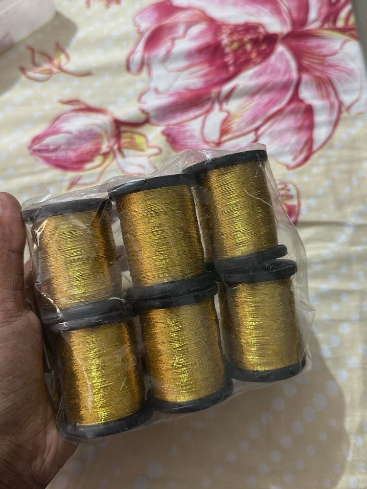 Golden Zari thread - 6N