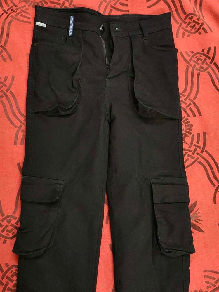Black Cargo Pants