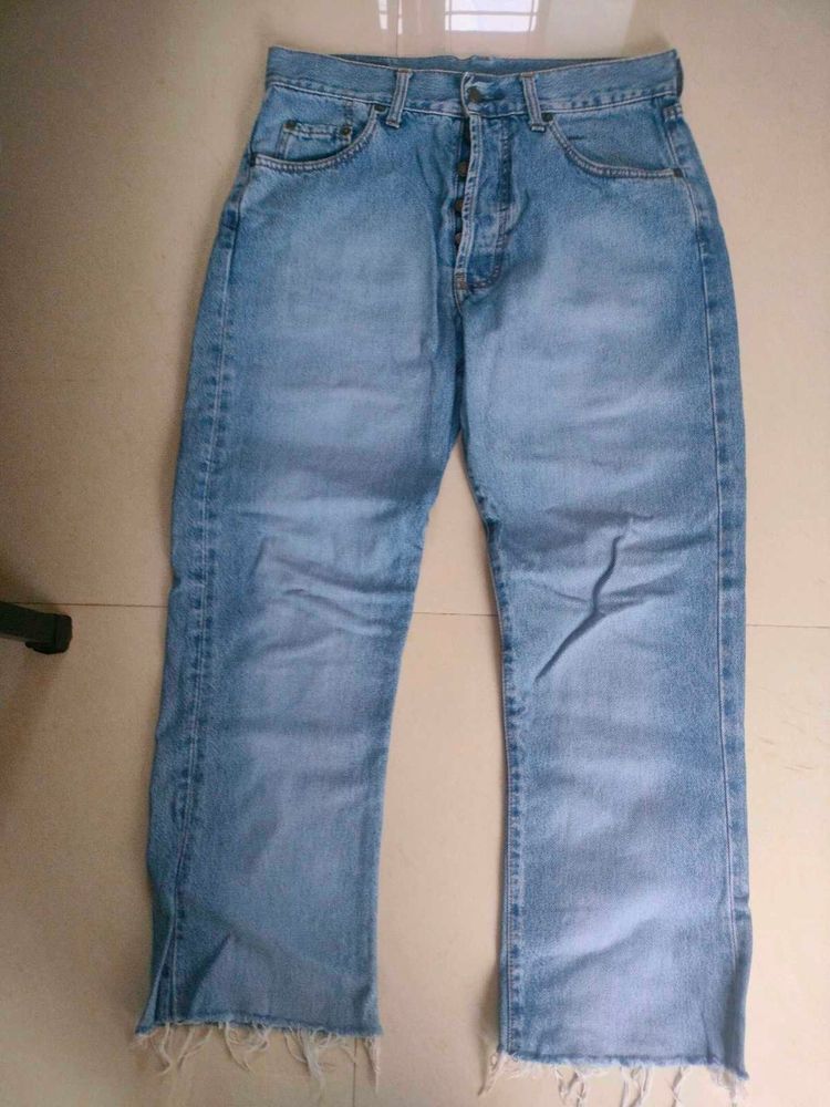 Straight Blue Jean&#39;s