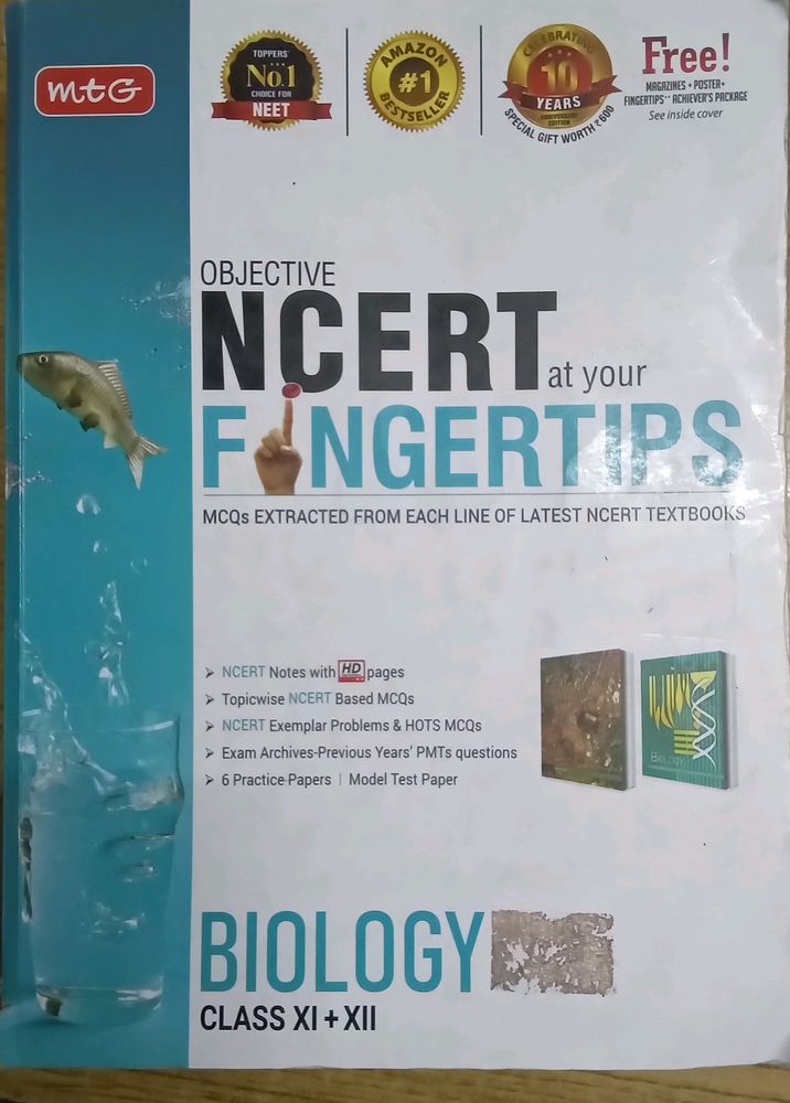 Objective NCERT at Your FINGERTIPS BIOLOGY. For 11th And 12th Class Students Highly Useful For Neet Aspirants And CHEMISTRY MIND MAPS