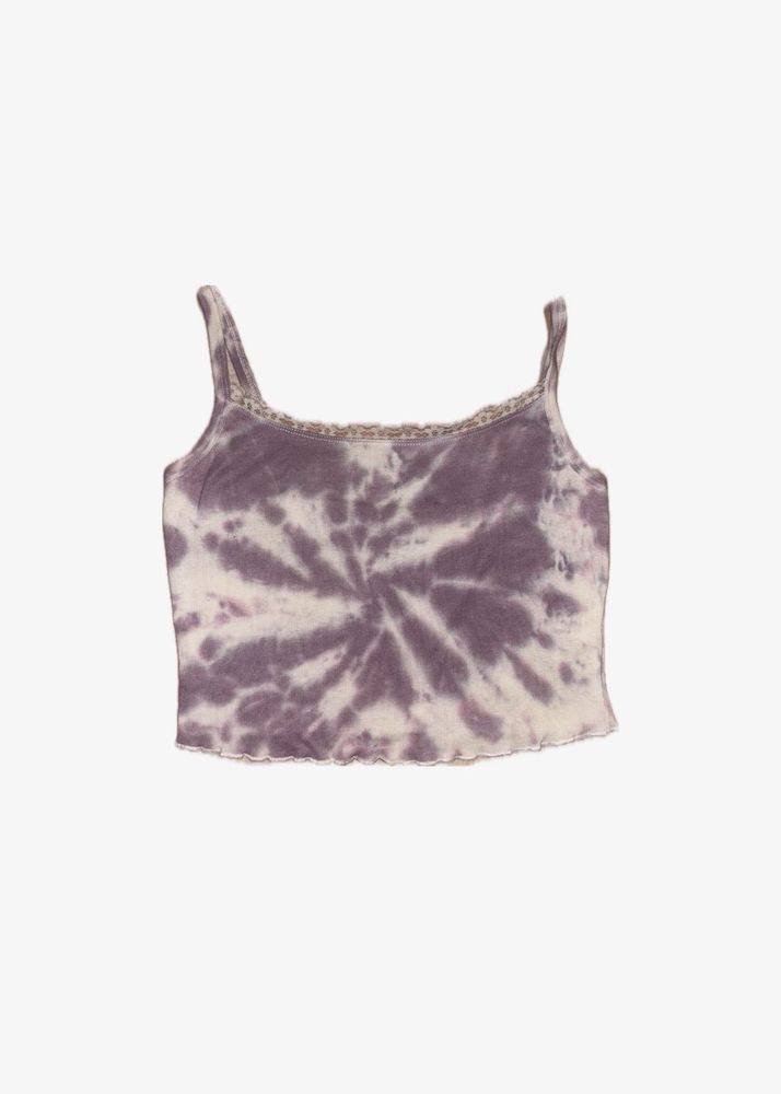 purple tie dye top