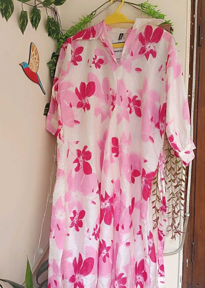 Floral Print Midi Dress