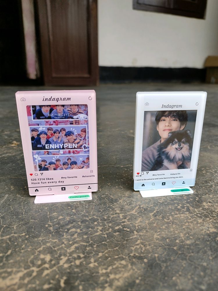 arcylic photo stand for table