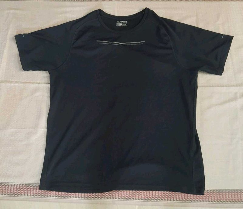 Black Activewear T-Shirt
