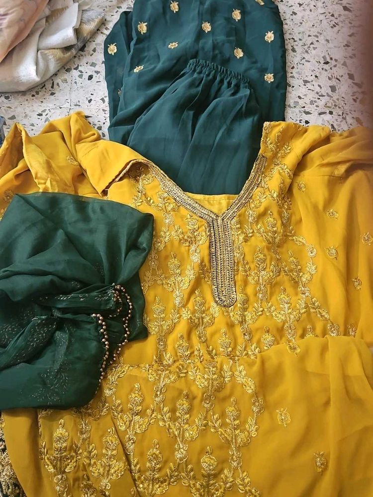 Elegant Embroidered Kurta Set