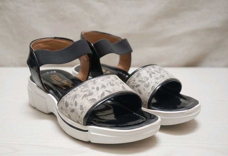 Floral Print Sandals