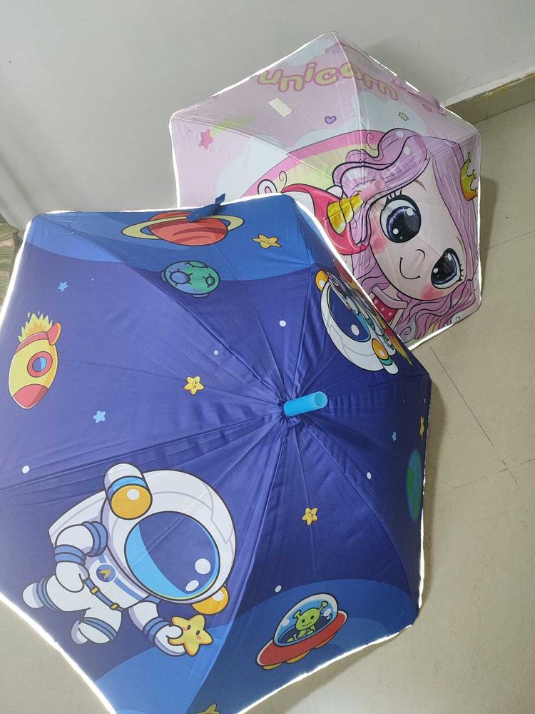 Cute Kid&#39;s Umbrellas - Unicorn &amp; Astronaut