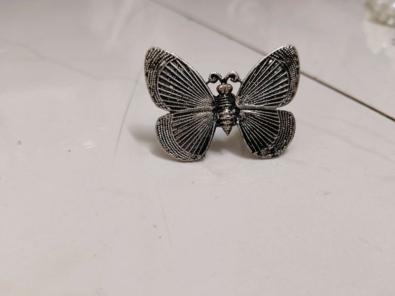 Alloy Oxidised Ring