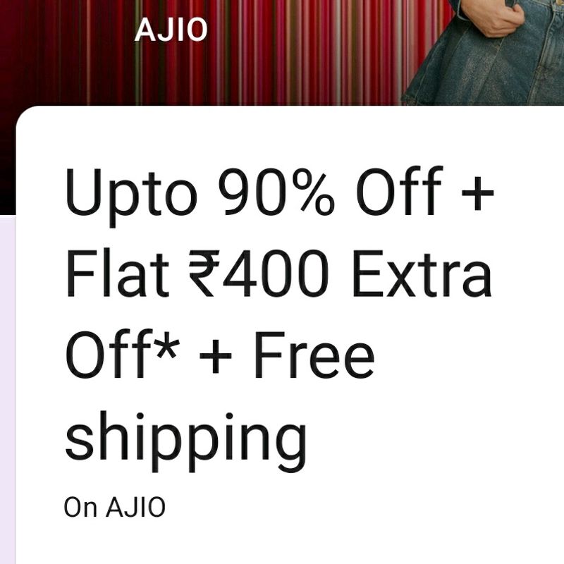 Ajio Coupon Code