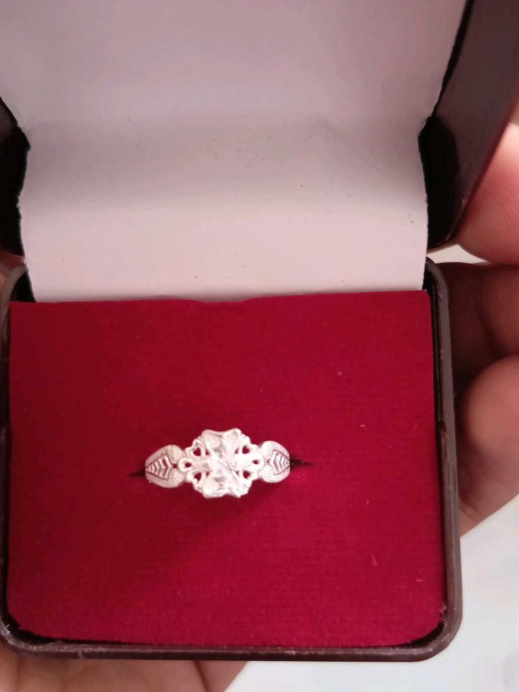 Sterling Silver Floral Ring