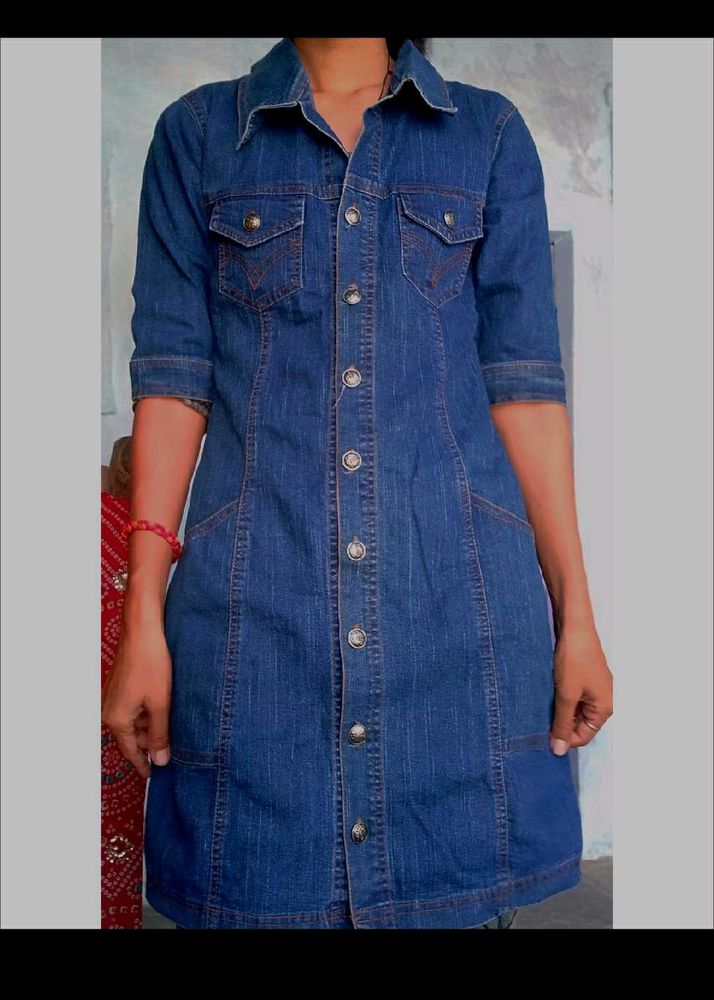 denim dress