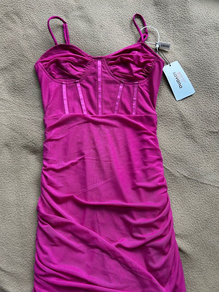 Rose Pink Corset Dress